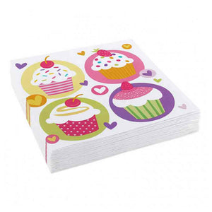 Cupcake-Party 20 Servietten