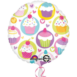 Cupcake-Party Folienballon Cupcake klein