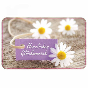 Frühstücksbrettchen aus Melamin "Herzlichen Glückwunsch"