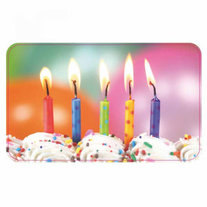 Frühstücksbrettchen aus Melamin "Geburtstagskerzen"