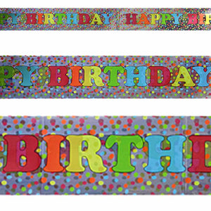 Banner "Happy Birthday" ca. 3,6 m