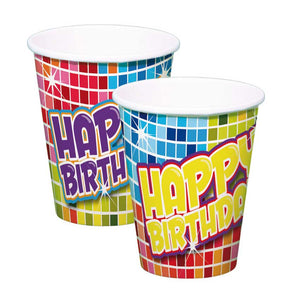 Birthday Blocks - 6 Becher 250ml