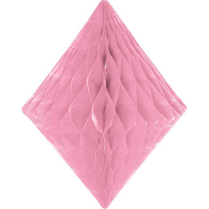 Honigwaben Diamant 30 cm Rosa