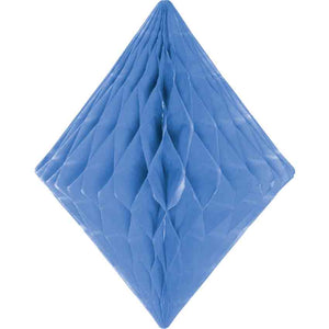 Honigwaben Diamant 30 cm Himmelblau