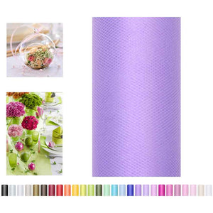 Tüll Dekostoff 50 cm x 9 m violett