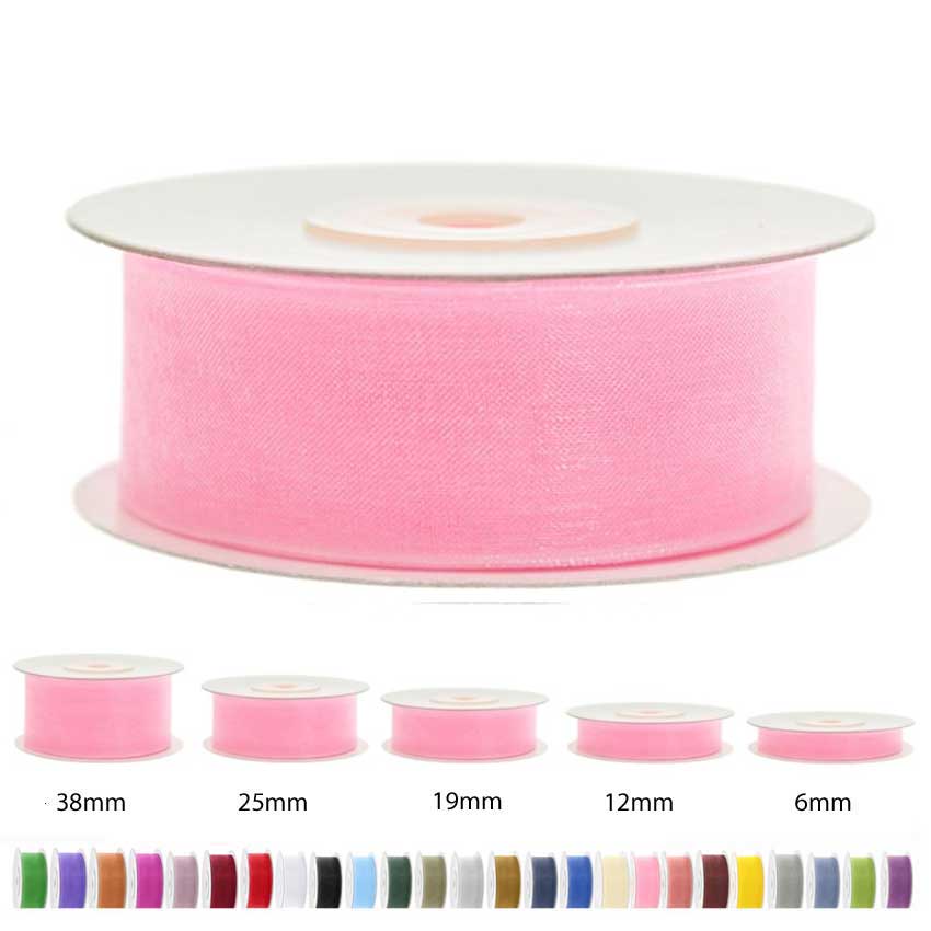 Schleifenband,Chiffonband,Hochzeitsdeko,Autoschmuck,Schleifen,Geschenkverpackung,basteln,Dekoband,Tischdekoration,rosa,