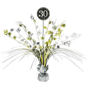 "Glamour Gold" Centerpiece | Zahl 30