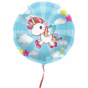 Folienballon Einhorn / Unicorn flach (unbefüllt)