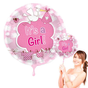 Folienballon It´s a girl Geburt Mädchen
