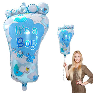 Folienballon XL Babyfuß Geburt Junge
