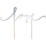 Tortendeko,Cake Topper,Motivtorte,Hochzeit,Schriftzug,Love,Liebe,Verzierung,Dekoration,Buffet