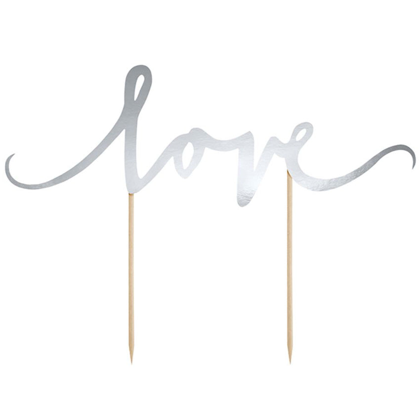 Tortendeko,Cake Topper,Motivtorte,Hochzeit,Schriftzug,Love,Liebe,Verzierung,Dekoration,Buffet