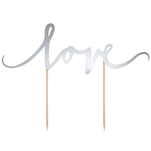Tortendeko,Cake Topper,Motivtorte,Hochzeit,Schriftzug,Love,Liebe,Verzierung,Dekoration,Buffet