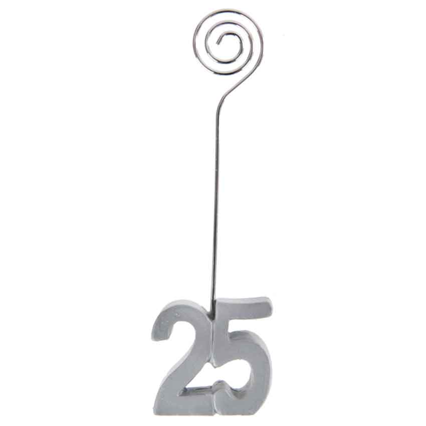 Fotohalter,Kartenhalter,Zahl 20,20. Jubiläum,20. Geburtstag,20 Jahre,silber,Notizhalter,online kaufen,Tischkartenhalter