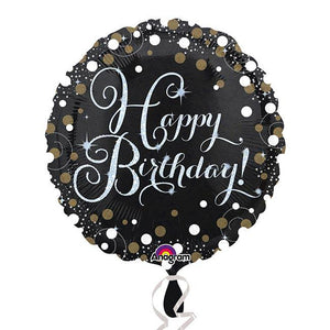 Folienballon Glamour gold "Happy Birthday"