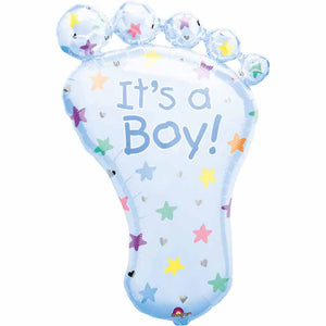 Folienballon 80cm Fuß "It´s a boy"