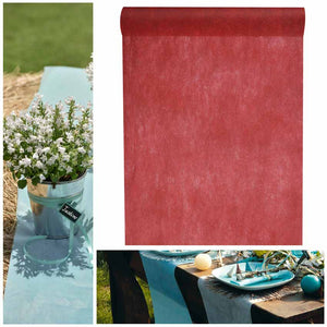 Tischläufer Vlies 30cm 10m Bordeaux