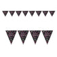 Glamour Pink Geburtstags-Wimpelkette 1,8 m mit Zahl oder „Happy Birthday“