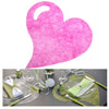 Platzdeckchen Herz 6er - Rosa