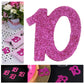 Glitzer-Konfetti maxi pink
