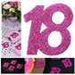 Glitzer-Konfetti maxi pink