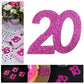 Glitzer-Konfetti maxi pink