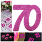 Glitzer-Konfetti maxi pink