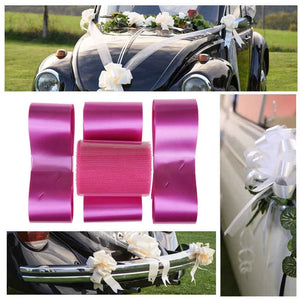 Schleifen Set Auto Wedding kit Pink