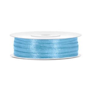 hellblaues satinband