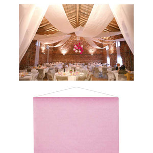 Raumbanner Vlies-Stoff 80 cm x 12 m rosa