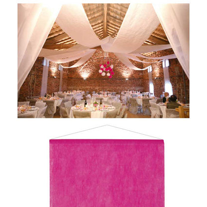 Raumbanner Vlies-Stoff 80 cm x 12 m fuchsia