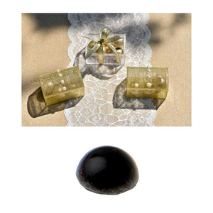 Perlensticker selbstklebend 60 Stück schwarz