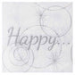 DekoGuru® Produktset Happy weiß (10 Teller-10 Becher-20 Servietten)