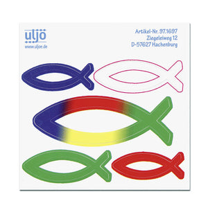 Ichthys Aufkleber Set