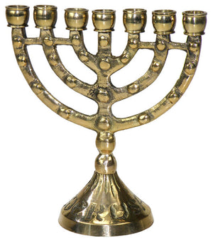 Menorah Miniatur 11cm - goldfarben