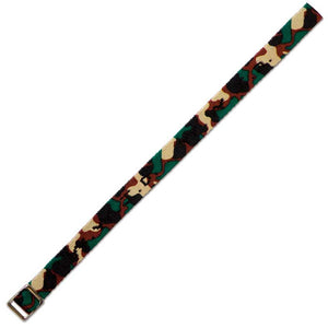 Gewebtes Armband WWJD - tarnfarben