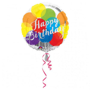 Folienballon Balloons "Happy Birthday"