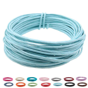 Basteldraht 2mm - Länge 10 m - hellblau