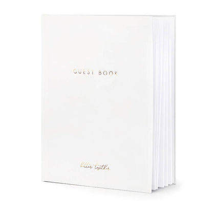 Hochzeits Gästebuch weiß "Guest Book better together"