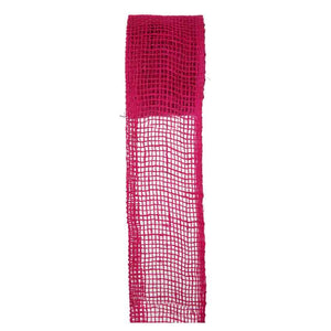 Jute Band 70mm x 5m fuchsia