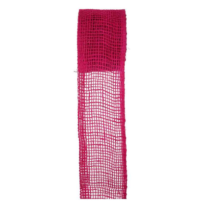 Jute Band 70mm x 5m fuchsia