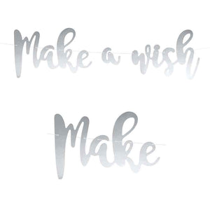 Banner Unicorn "Make a wish" 60cm