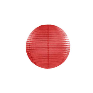 Papierlaterne 20cm Durchmesser rot