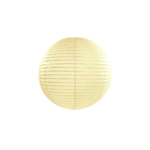Papierlaterne 20cm Durchmesser creme