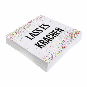 Servietten "Lass es krachen" 20erPack