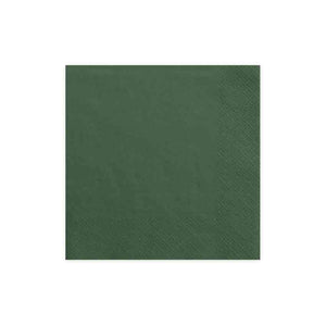 Servietten 33x33 cm 3-lagig flaschengrün