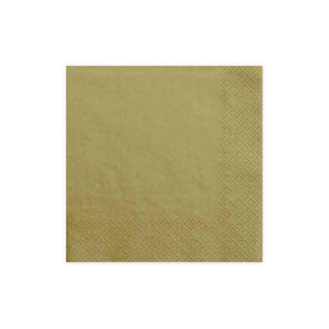 Servietten 33x33 cm 3-lagig gold