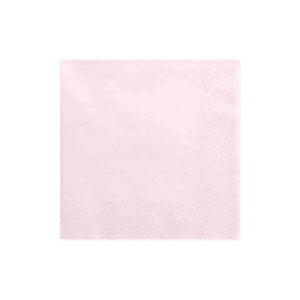 Servietten 33x33 cm 3-lagig helles altrosa