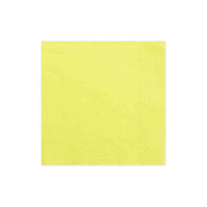 Servietten 33x33 cm 3-lagig gelb