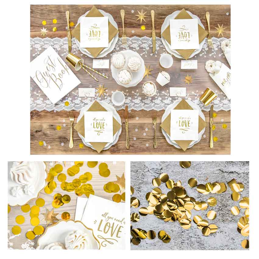 Konfetti gold